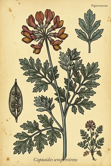 Pink Corydalis