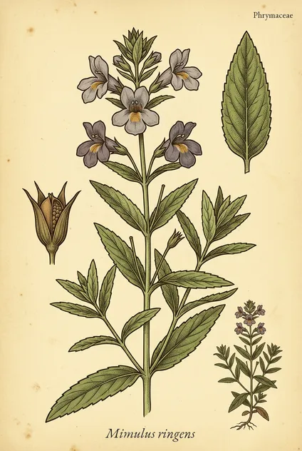 Square-stemmed Monkeyflower
